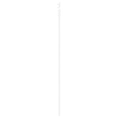 Vidaxl Drsna vrata Bela 78 x 232 cm Masivna borova drevesa in jeklo