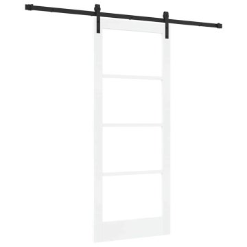 Vidaxl Drsna vrata Drugo ORKDAL Bela 83 x 202 cm