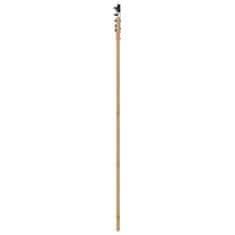 Vidaxl Drsna vrata ORKDAL Rjava 93 x 232 cm Les in kovina