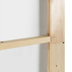Vidaxl Drsna vrata Rjava 93 x 232 cm Les in kovina