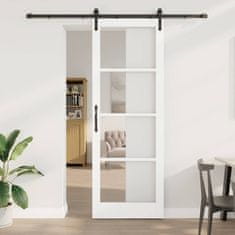 Vidaxl Drsna vrata &apos;ORKDAL&apos;Bela 83x232 cm