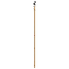 Vidaxl Drsna vrata ORKDAL Naravna in črna 93 x 202 cm