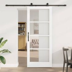 Vidaxl Drsna vrata ORKDAL Bela 86x211 cm