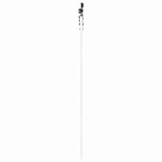 Vidaxl Drsna vrata Bela 86 x 198,5 cm Les in kovina