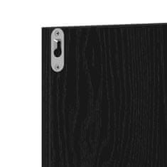 Vidaxl Komplet pohištva za hodnik 4 pcs Črni hrast 80 x 30.5 x 40 cm