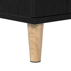 Vidaxl Komplet pohištva za kopalnico 3 pcs Črna 30 x 30 x 180 cm