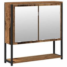 Vidaxl Komplet pohištva za kopalnico 2 pcs Rjava 60 x 30 x 60 cm