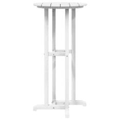 Vidaxl 3-delni vrtni bar set bela HDPE