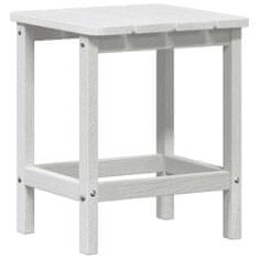 Vidaxl Adirondack stranska miza Bela 38 x 38 x 46 cm HDPE