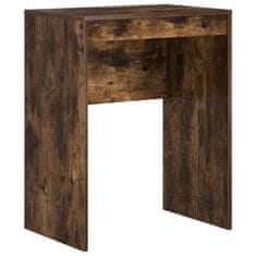 Vidaxl Miza Dimljeni hrast 60 x 40 x 76 cm Konstruiran les