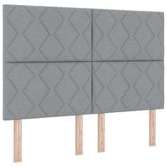 Vidaxl Postelja s pomično posteljo in vzmetnico Temno Siva 90x190 cm
