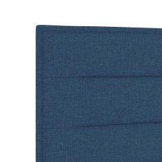 Vidaxl Naslon za glavo s črtami Modra 80 cm Tkanina