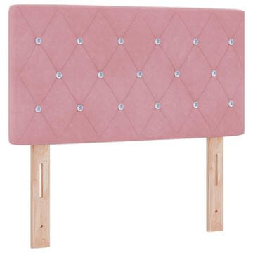 Vidaxl Vzglavje Roza 80 cm Žamet