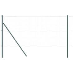 Vidaxl Steber ograje. 26 pcs Zelena 3.2 x 3.2 x 170 cm Jeklo