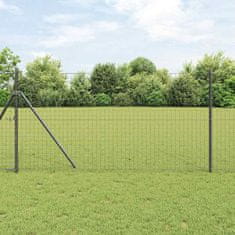 Vidaxl Steber ograje. Drugo 52 pcs Siva 3.2 x 3.2 x 150 cm Jeklo