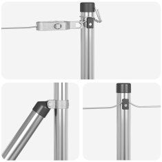 Vidaxl stebri za ograje, 26 kosov Ø32 mm, 80 cm, galvanizirano jeklo