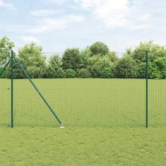 Vidaxl Trajniki z iglo 52 kosov Ø32 mm, dolžina 170 cm, iz galvaniziranega jekla