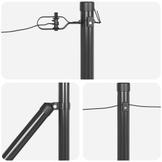 Vidaxl Stebri za ograjo s konico, 52 kosov, Ø32 mm, 80 cm, galvanizirano jeklo.