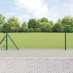 Vidaxl Steber ograje. 26 pcs srebrna 3.2 x 3.2 x 140 cm Jeklo