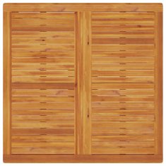 Vidaxl Zunanja jedilna garnitura 3 pcs Rjava 110 x 110 x 75 cm