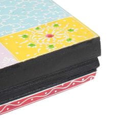 Vidaxl Stenske police 3 pcs večbarvno 100 x 20 x 6 cm