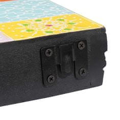 Vidaxl Stenske police 3 pcs večbarvno 100 x 20 x 6 cm