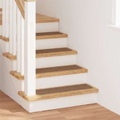 Vidaxl Podloge proti zdrsu za stopnice 15 szt. Rumena 75 x 20 cm PP