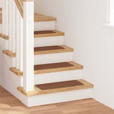 Vidaxl Podloge proti zdrsu za stopnice 15 szt. Rumena 60 x 25 cm PP