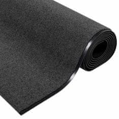 Vidaxl Doormat Antracitna in črna 120 x 400 cm Poliamid in PVC