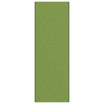 Vidaxl Doormat Drugo Zelena in črna 120 x 350 cm Poliamid in PVC