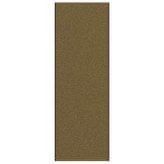 Vidaxl Doormat Rjava in črna 120 x 350 cm Poliamid in PVC