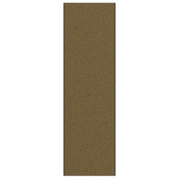 Vidaxl Doormat Rjava in črna 120 x 400 cm Poliamid in PVC