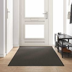 Vidaxl Doormat Antracitna in črna 120 x 250 cm Polipropilen in vinil