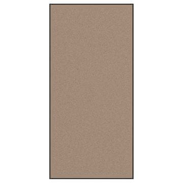 Vidaxl Doormat Drugo Bež in črna 120 x 250 cm Polipropilen in vinil