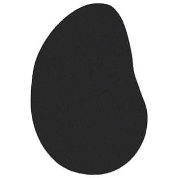 Vidaxl Preproga Črna 100 x 200 cm Poliester