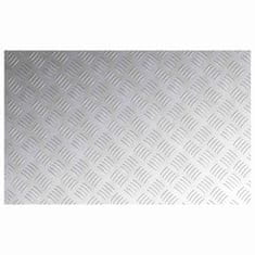 Vidaxl Stopnice Pravokotna 4 szt. srebrna 80 x 50 cm Aluminij