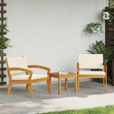 Vidaxl Bistro komplet Rjava 45 x 45 x 38cm Trden akacijev les