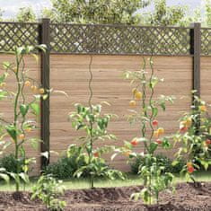 Vidaxl Spiralni nosilci za rastline 50 pcs Zelena 150 cm