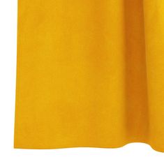 Vidaxl Zavese z zavesami 2 pcs gorčično rumena 140 x 140 cm Žamet