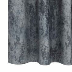 Vidaxl Zavesa z zavesami 2 pcs Siva 225 x 140 cm Žamet