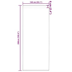 Vidaxl Zavesa z zavesami 2 pcs krema 260 x 140 cm Žamet