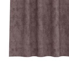 Vidaxl Zavesa z zavesami 2 pcs Rjava 225 x 140 cm Žamet