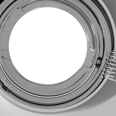 Vidaxl Reflektori s središči 12 pcs srebrna 9 x 9 x cm Aluminij