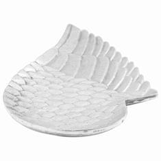Vidaxl Košara za sadje 2 pcs srebrna 40 x 18 x 4 cm Aluminij