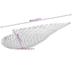 Vidaxl Košara za sadje 2 pcs srebrna 40 x 18 x 4 cm Aluminij
