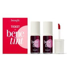 Benefit Darilni set tekočih šmink in lic Ticke to Benetint Duo Set