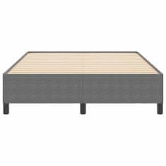 Vidaxl Postelja z vzmetnico Svetlo siva 160 x 200 cm Žametna tkanina