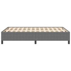 Vidaxl Postelja z vzmetnico Svetlo siva 160 x 200 cm Žametna tkanina