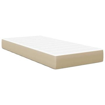 Vidaxl Vzmetnica z vzmetnico Zelena 80 x 200 cm blago