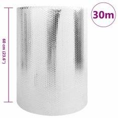 Vidaxl Reflektor toplote za radiator, dvosmeren, 0,6x30 m